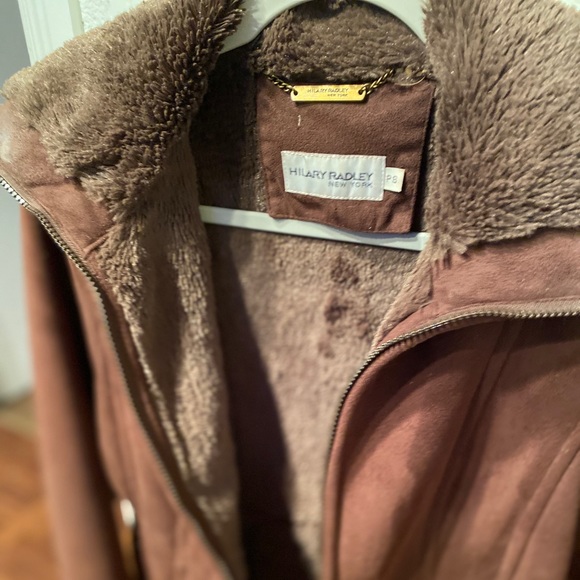 Hilary Radley Brown suede women’s jacket - Picture 2 of 4